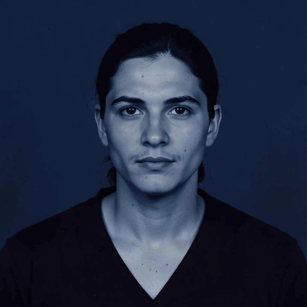 Web tasarım ve teknik dersler temalı, koyu mavi ve altın sarısı duotone fotoğraf